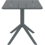 Cтол Siesta Paris Table 70 Dark Grey