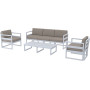 Комплект меблів для тераси Siesta Mykonos Lounge Set XL Gray Сірий