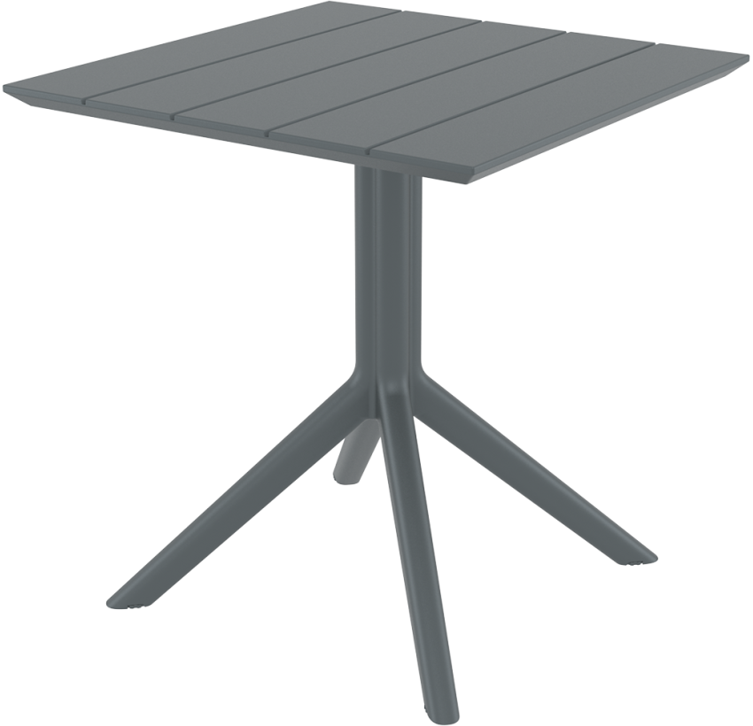 Cтол Siesta Paris Table 70 Dark Grey