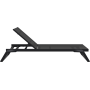 Шезлонг Siesta Tropic Black Black