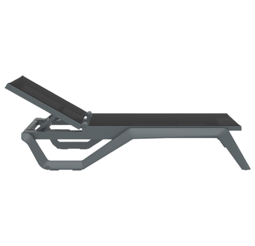 Шезлонг Siesta Rio Pro Dark Grey Black
