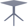 Cтол Siesta Sky Table 70 Dark grey