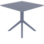 Cтол Siesta Sky Table 80 Dark grey
