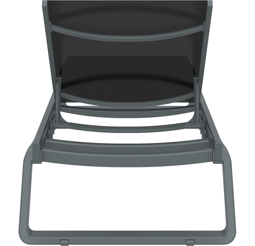 Шезлонг Siesta Tropic Dark Grey Black