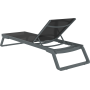 Шезлонг Siesta Tropic Dark Grey Black