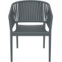 Стул Siesta Portofino Armchair Dark Grey