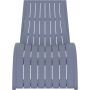 Шезлонг Siesta Slim Dark Grey