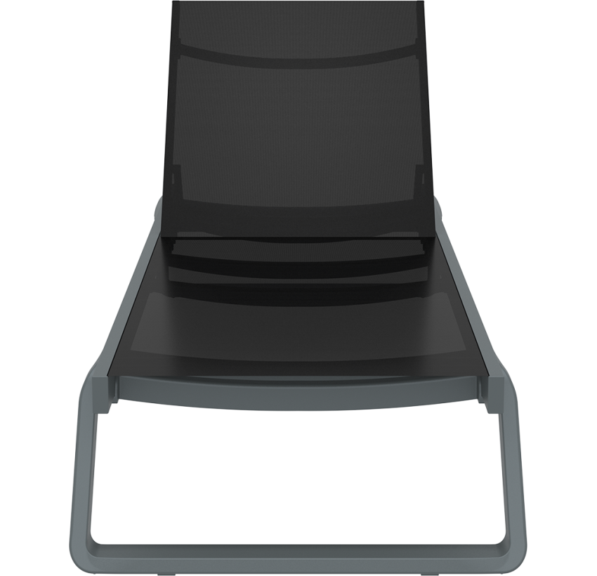 Шезлонг Siesta Tropic Dark Grey Black