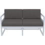 Комплект мебели для террасы Siesta Mykonos Lounge Set Gray Серый