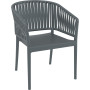 Стул Siesta Portofino Armchair Dark Grey