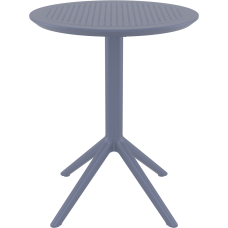 Стіл круглий Siesta Sky Folding Table 60 Dark Grey