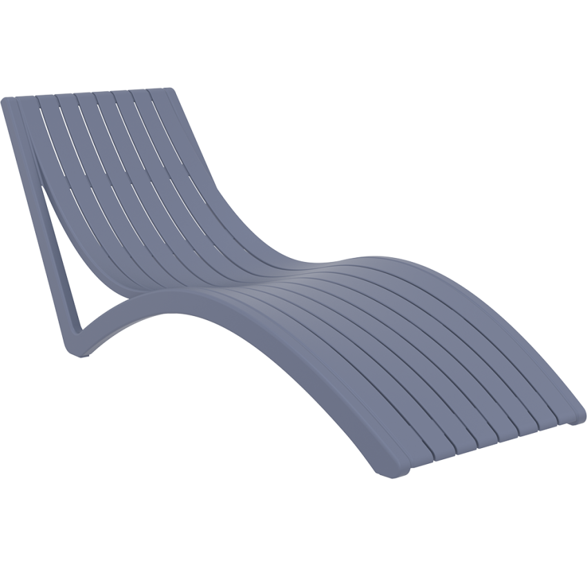 Шезлонг Siesta Slim Dark Grey