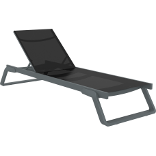 Шезлонг Siesta Tropic Dark Grey Black