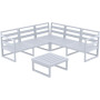 Комплект мебели для террасы Siesta Mykonos Lounge Corner Set Gray Серый