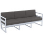 Комплект мебели для террасы Siesta Mykonos Lounge Set XL Gray Серый