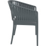 Стул Siesta Portofino Armchair Dark Grey