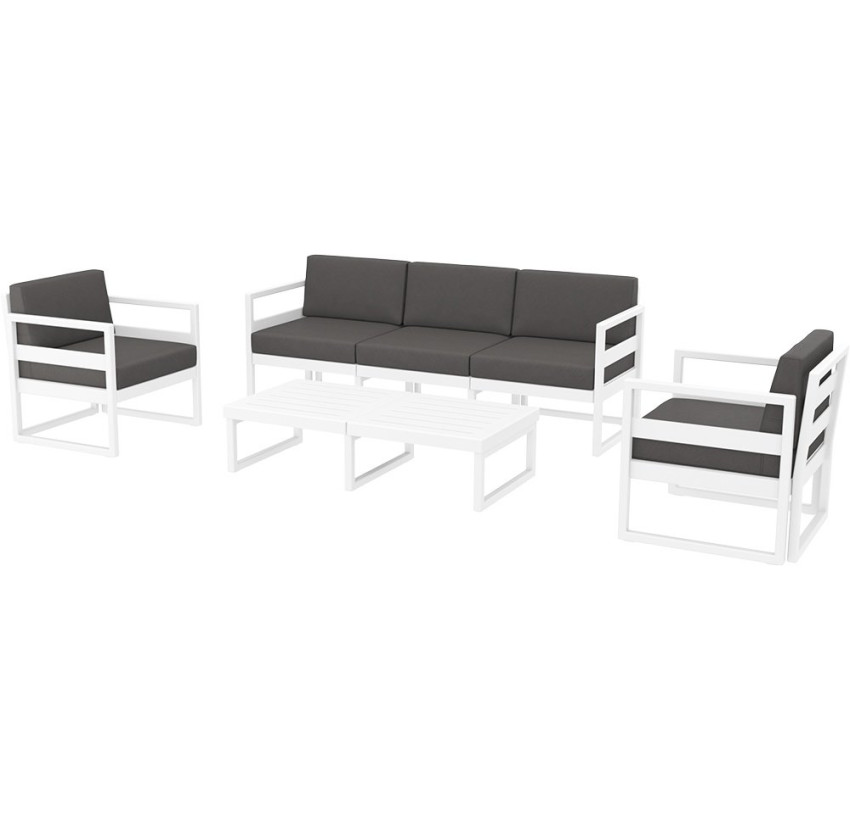 Комплект мебели для террасы Siesta Mykonos Lounge Set XL White Белый