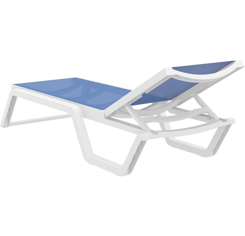 Шезлонг Siesta Rio White Blue