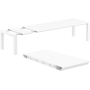 Стол Siesta Vegas 260-300 White