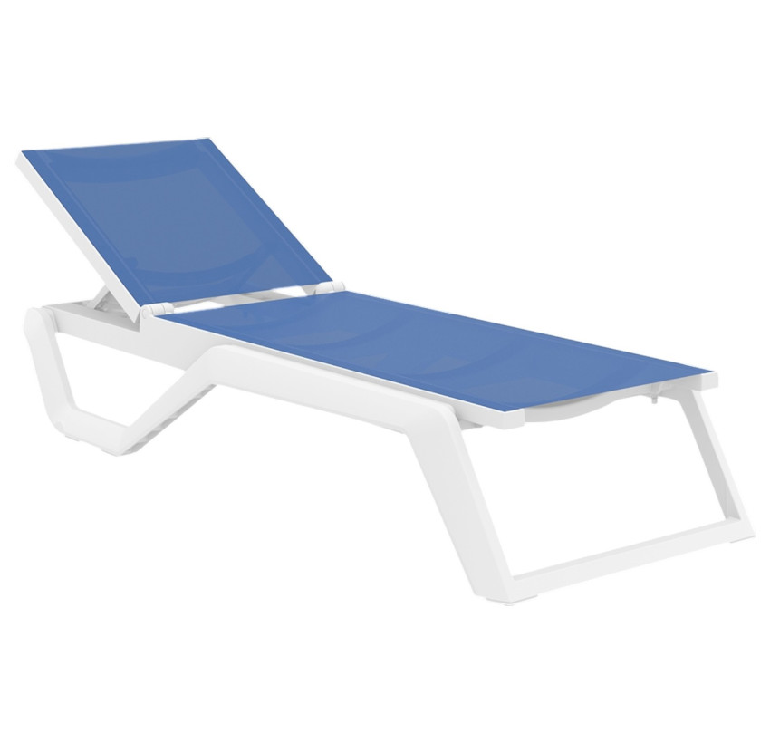 Шезлонг Siesta Rio Pro White Blue