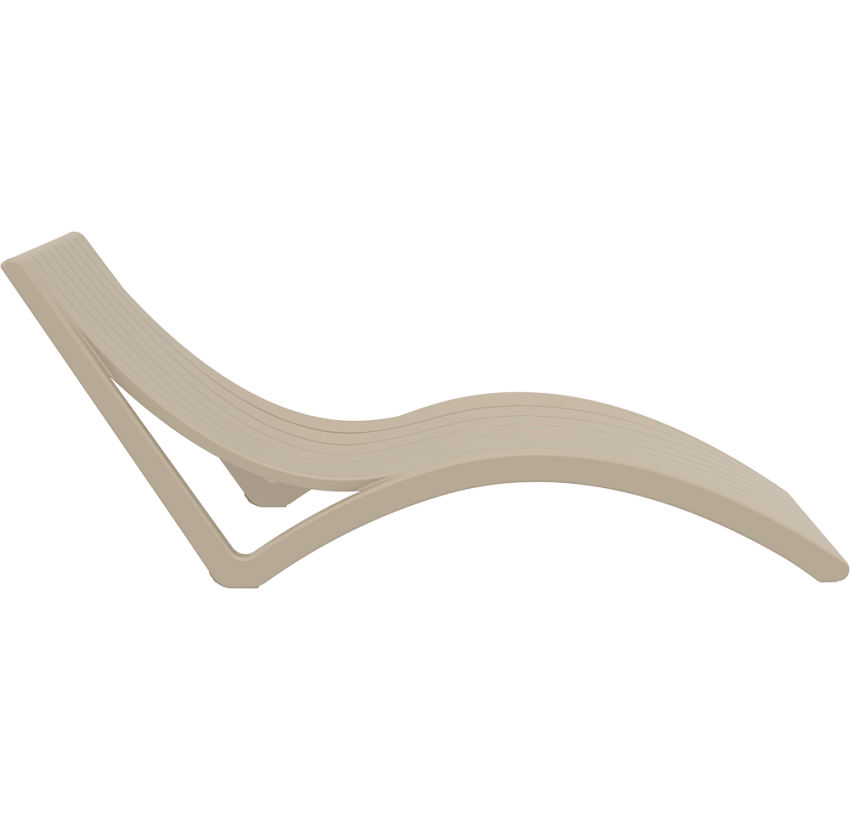 Комплект 2 шезлонга Siesta Slim + Стол Siesta Ocean Side Table - Taupe