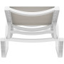 Шезлонг Siesta Rio White Taupe
