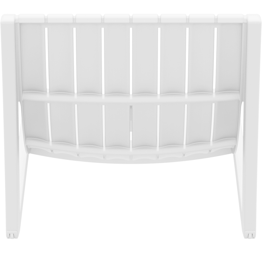 Шезлонг Siesta Slim White