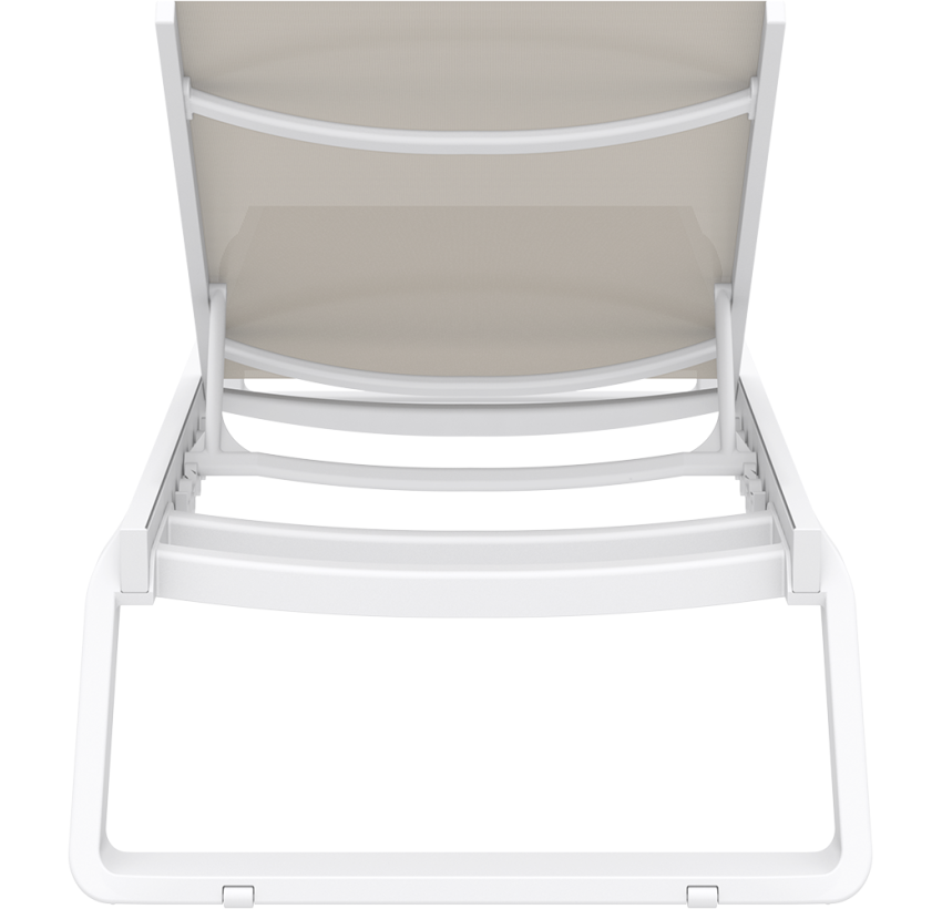 Шезлонг Siesta Tropic White Taupe