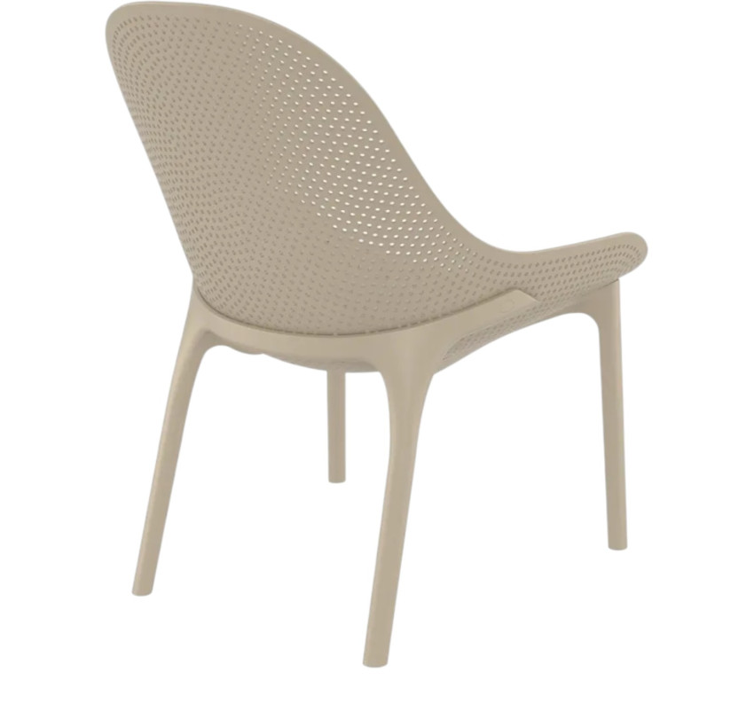 Комплект 2 стільця Siesta Sky Lounge +  Стіл Siesta Ocean Side Table - Taupe
