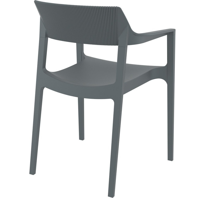 Стул Siesta Tulum Armchair Dark Grey