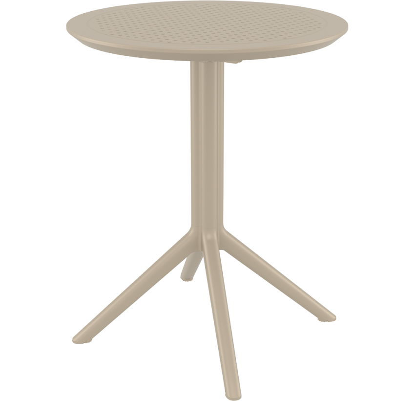 Cтол круглый Siesta Sky Folding Table 60 Taupe