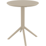 Cтол круглый Siesta Sky Folding Table 60 Taupe