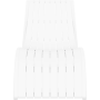 Шезлонг Siesta Slim White