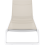 Шезлонг Siesta Tropic White Taupe