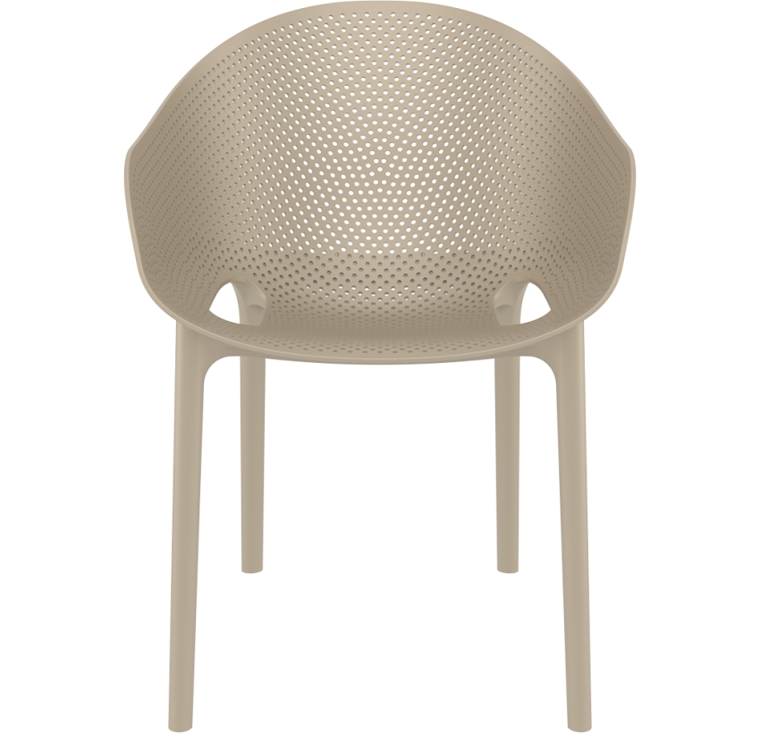 Комплект 2 стула Siesta Sky Pro + Стол Siesta Ocean Side Table - Taupe