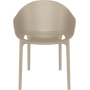 Комплект 2 стула Siesta Sky Pro + Стол круглый Siesta Sky Folding Table 60 - Taupe