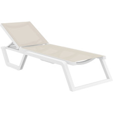 Шезлонг Siesta Rio White Taupe