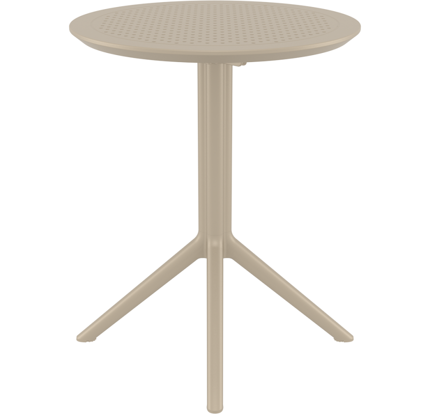 Cтол круглый Siesta Sky Folding Table 60 Taupe