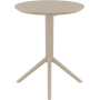 Cтол круглый Siesta Sky Folding Table 60 Taupe