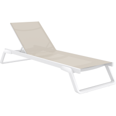 Шезлонг Siesta Tropic White Taupe