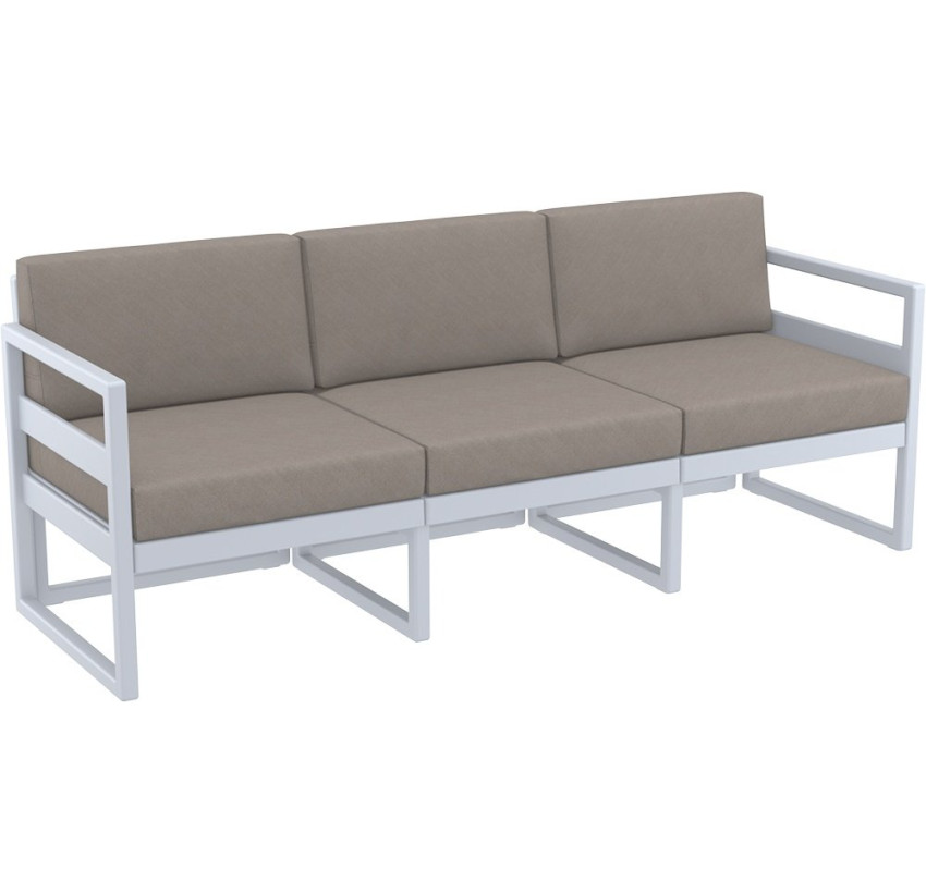 Комплект мебели для террасы Siesta Mykonos Lounge Set XL Gray Серый