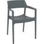Стілець Siesta Tulum Armchair Dark Grey