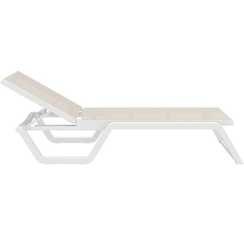 Шезлонг Siesta Rio White Taupe