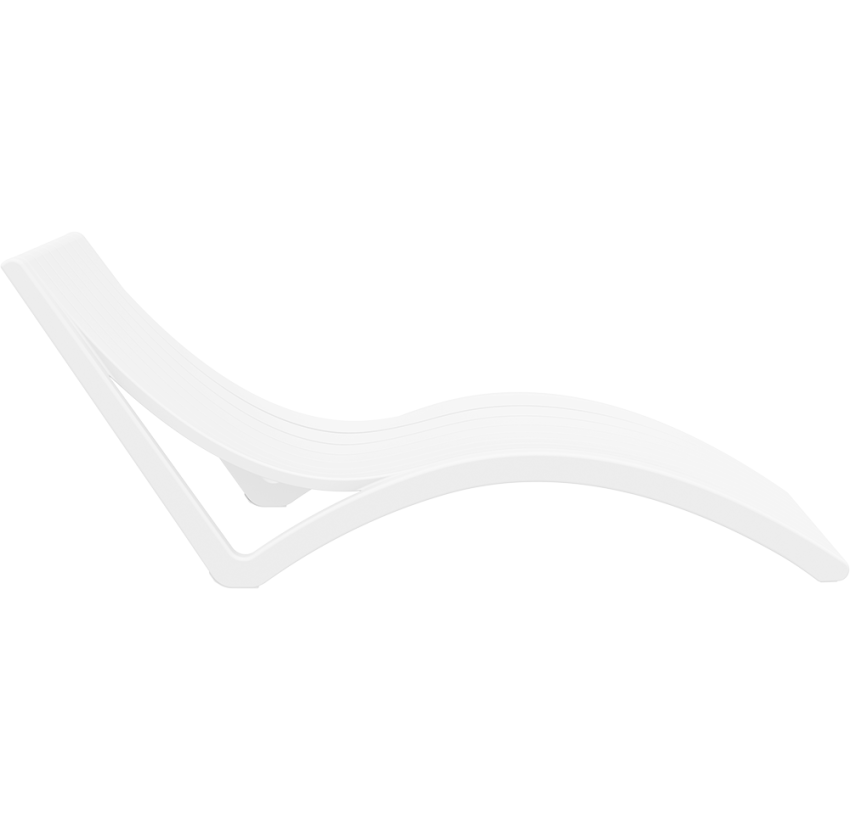 Шезлонг Siesta Slim White