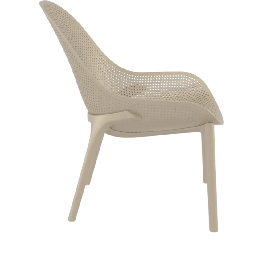 Комплект 2 стільця Siesta Sky Lounge +  Стіл Siesta Ocean Side Table - Taupe