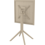 Cтол Siesta Sky Folding Table 60 Taupe