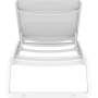 Шезлонг Siesta Tropic White White