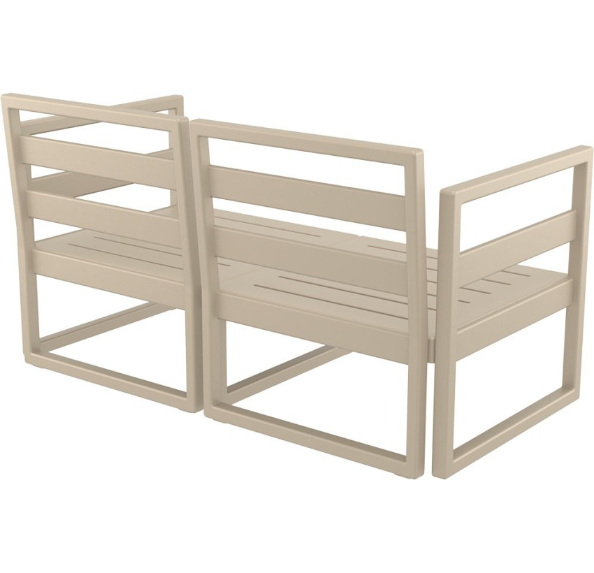 Комплект мебели для террасы Siesta Mykonos Lounge Set Taupe Бежевый