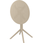 Cтол круглый Siesta Sky Folding Table 60 Taupe