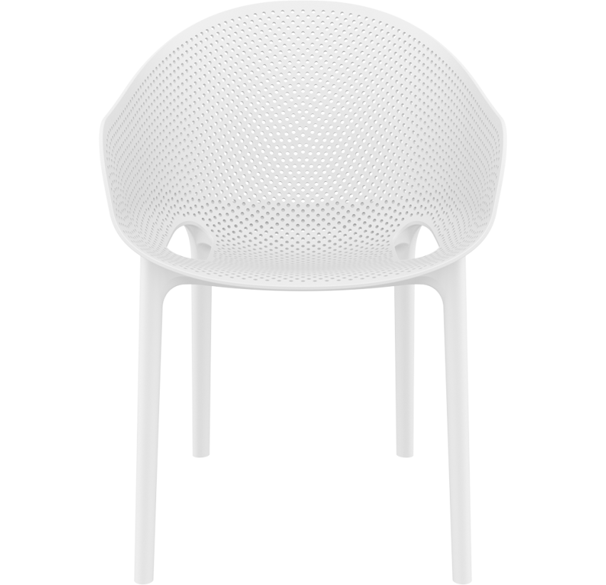 Комплект 2 стула Siesta Sky Pro + Стол Siesta Ocean Side Table - White